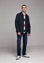 thumb-Afișați detalii pentru Jacheta De Barbati Albastru Marin Regular Fit  Cl1079108