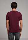 thumb-Afișați detalii pentru Tricou Cu Maneca Scurta De Barbati Mov Regular Fit  Cl1073961