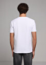 thumb-Afișați detalii pentru Tricou Cu Maneca Scurta De Barbati Alb Regular Fit  Cl1077331