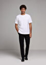 thumb-Afișați detalii pentru Tricou Cu Maneca Scurta De Barbati Alb Comfort Fit  Cl1078587