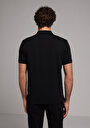 thumb-Afișați detalii pentru Tricou Polo Cu Maneca Scurta De Barbati Negru Regular Fit  Cl1080054
