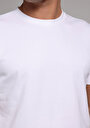 thumb-Afișați detalii pentru Tricou Cu Maneca Scurta De Barbati Alb Regular Fit  Cl1080108