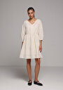 thumb-Afișați detalii pentru Rochie De Dama Bej Regular Fit  Cl1079399