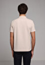 thumb-Afișați detalii pentru Tricou Polo Cu Maneca Scurta De Barbati Bej Regular Fit  Cl1077763