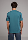 thumb-Afișați detalii pentru Tricou Cu Maneca Scurta De Barbati Albastru Comfort Fit  Cl1078670