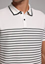 thumb-Afișați detalii pentru Tricou Polo Cu Maneca Scurta De Barbati Alb Regular Fit  Cl1079298