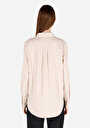 thumb-Afișați detalii pentru Camasa Cu Maneca Lunga De Dama Bej Regular Fit  Cl1070173