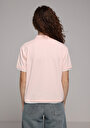thumb-Afișați detalii pentru Tricou Polo Cu Maneca Scurta De Dama Roz Regular Fit  Cl1079303