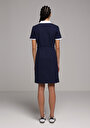 thumb-Afișați detalii pentru Rochie De Dama Albastru Marin Regular Fit  Cl1079135