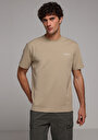 thumb-Afișați detalii pentru Tricou Cu Maneca Scurta De Barbati Bej Comfort Fit  Cl1075099