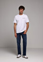 thumb-Afișați detalii pentru Tricou Cu Maneca Scurta De Barbati Alb Comfort Fit  Cl1075254