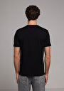 thumb-Afișați detalii pentru Tricou Cu Maneca Scurta De Barbati Negru Regular Fit  Cl1080170