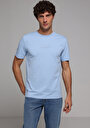 thumb-Afișați detalii pentru Tricou Cu Maneca Scurta De Barbati Albastru Comfort Fit  Cl1078812