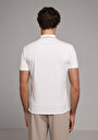 thumb-Afișați detalii pentru Tricou Polo Cu Maneca Scurta De Barbati Alb Slim Fit  Cl1079284