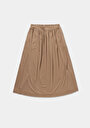 thumb-Afișați detalii pentru Fusta De Dama Bej Regular Fit  Cl1078281