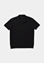 thumb-Afișați detalii pentru Tricou Polo Cu Maneca Scurta De Barbati Negru Regular Fit  Cl1079282