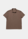thumb-Afișați detalii pentru Tricou Polo Cu Maneca Scurta De Barbati Maro Regular Fit  Cl1074136