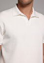 thumb-Afișați detalii pentru Tricou Polo Cu Maneca Scurta De Barbati Alb Regular Fit  Cl1079282
