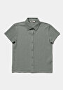 thumb-Afișați detalii pentru Tricou Polo Cu Maneca Scurta De Dama Verde Slim Fit  Cl1078959