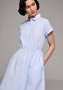 thumb-Afișați detalii pentru Rochie De Dama Albastru Regular Fit  Cl1081471