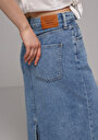thumb-Afișați detalii pentru Fusta De Dama Denim Slim Fit  Cl1081418