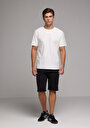 thumb-Afișați detalii pentru Tricou Cu Maneca Scurta De Barbati Alb Regular Fit  Cl1080599