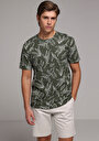 thumb-Afișați detalii pentru Tricou Cu Maneca Scurta De Barbati Kaki Regular Fit  Cl1080604